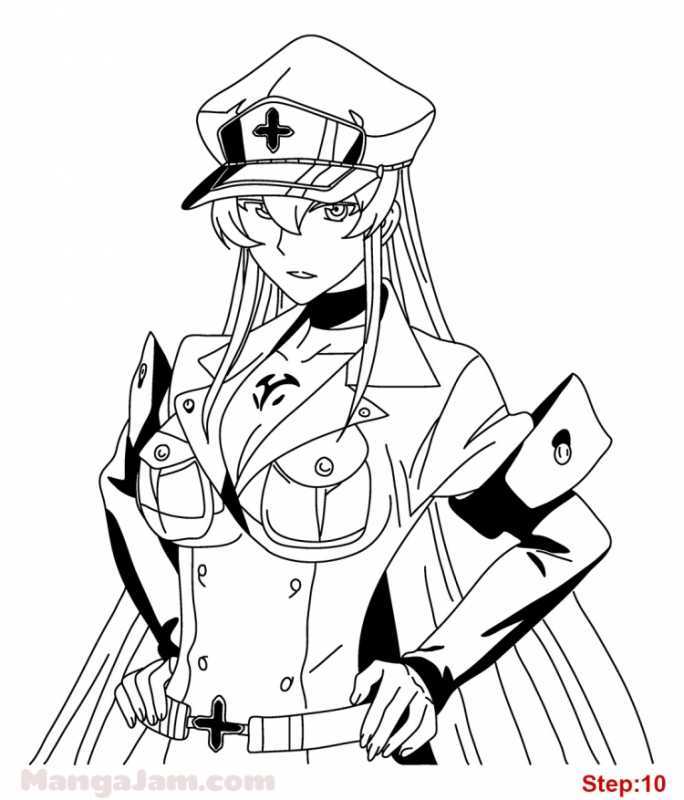 Рисовать аниме убийца акаме