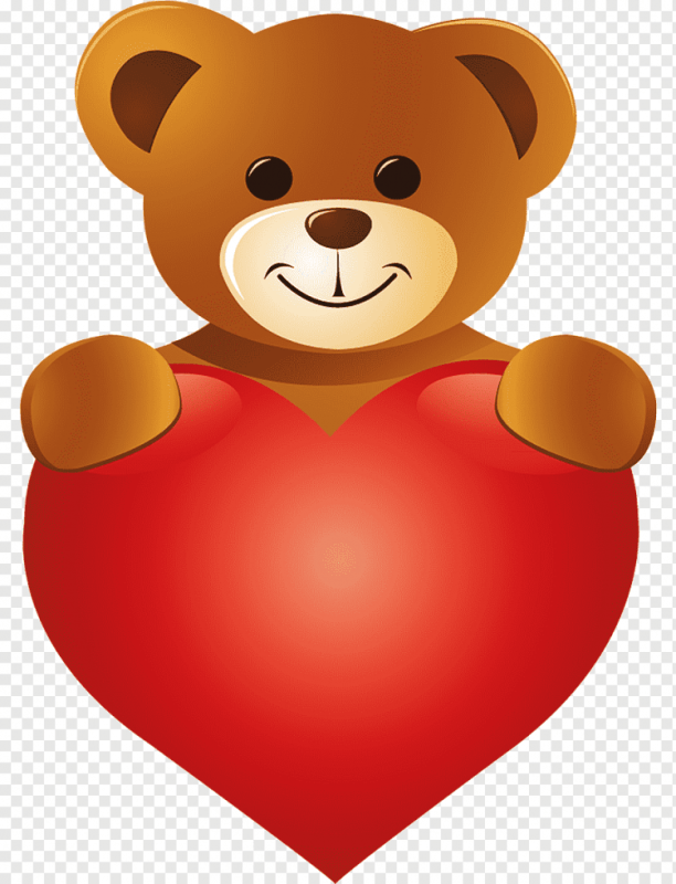 Мишка с сердечком