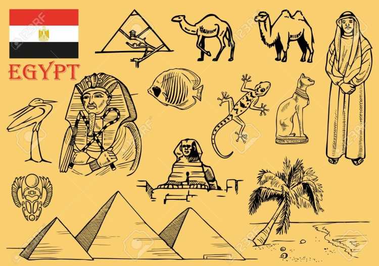 Пирамиды Египта раскраска