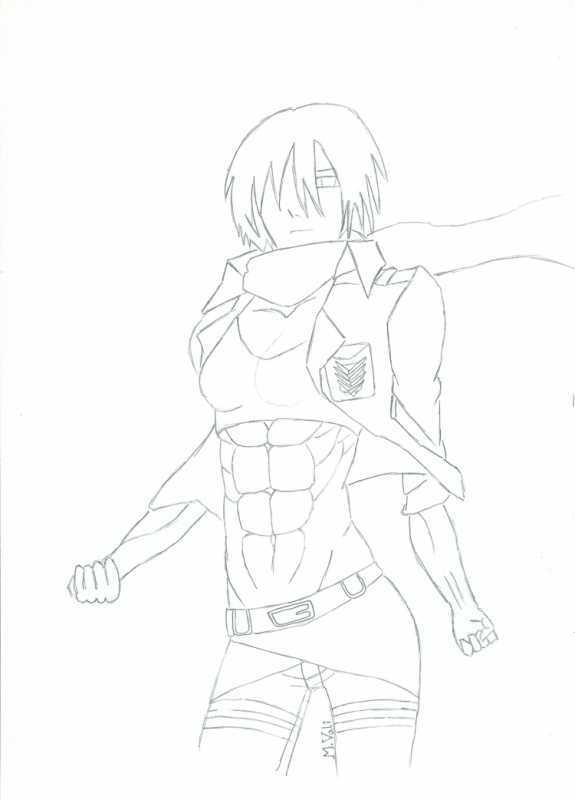 Микаса Наброски