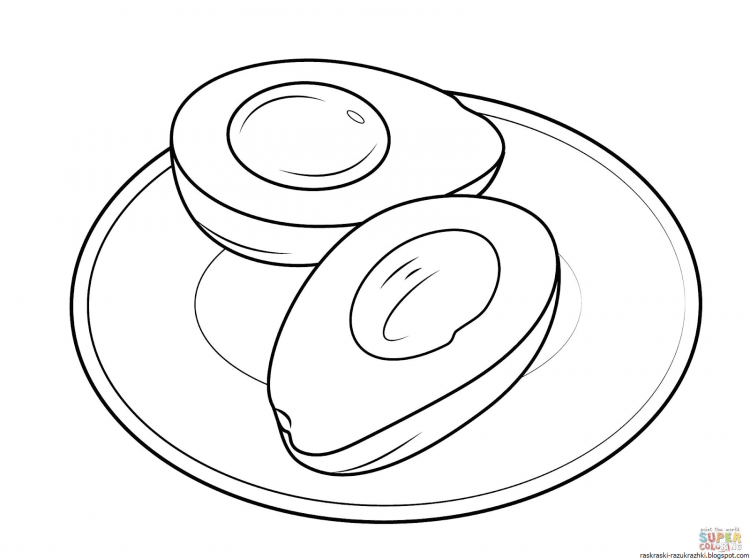 Тарелка раскраска