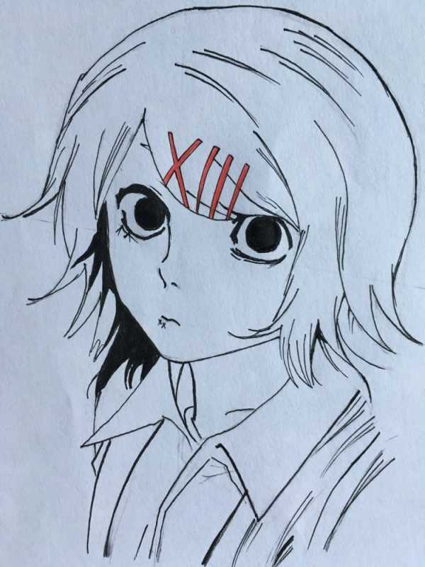 Аниме Токийский гуль для срисовывания