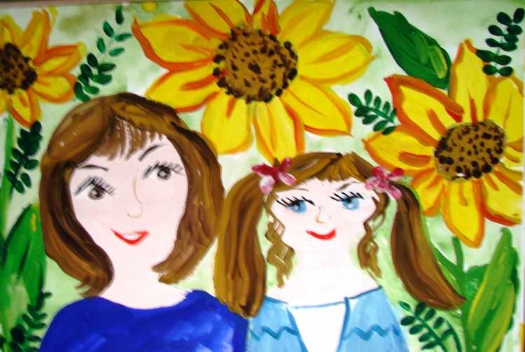 Конкурс рисунков моя мама