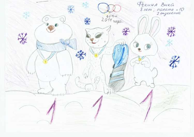 Олимпиада в Сочи детские рисунки