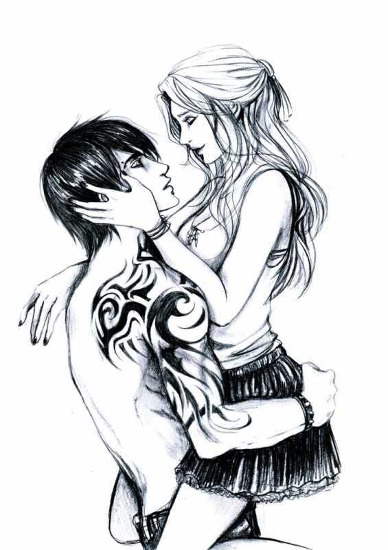 Парень и девушка рисунок