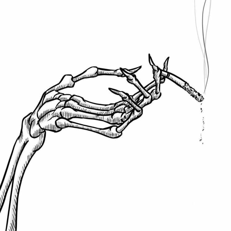 Кисть руки скелет