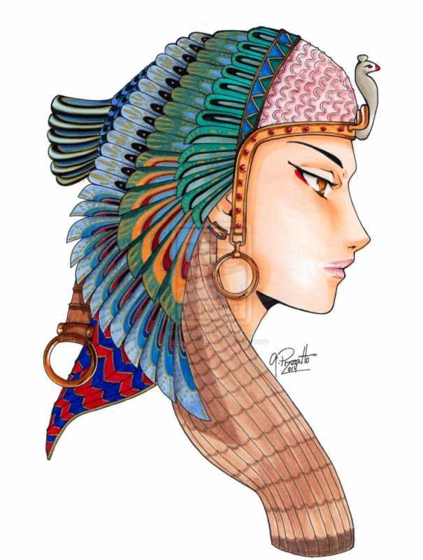 Рисунки на древнеегипетскую тему