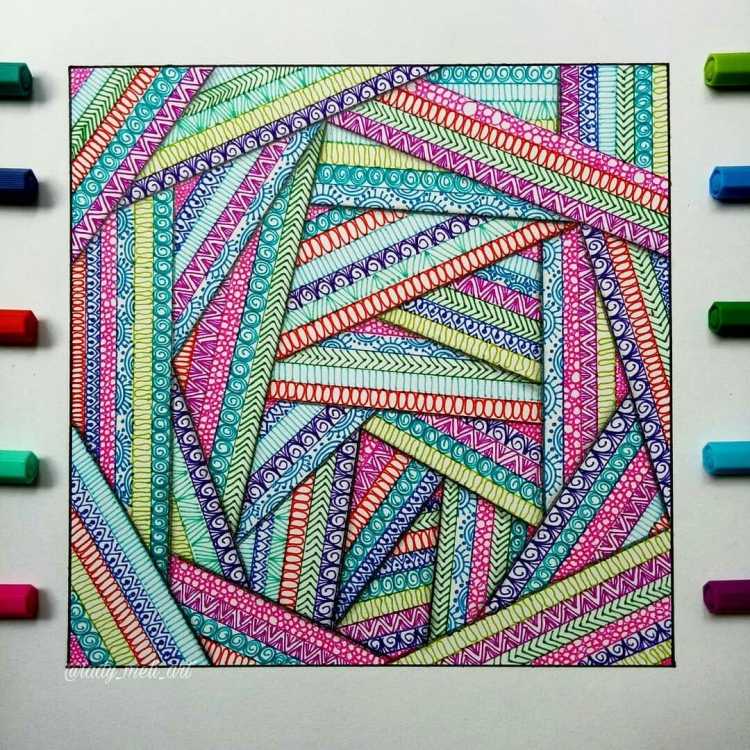 Картины фломастерами