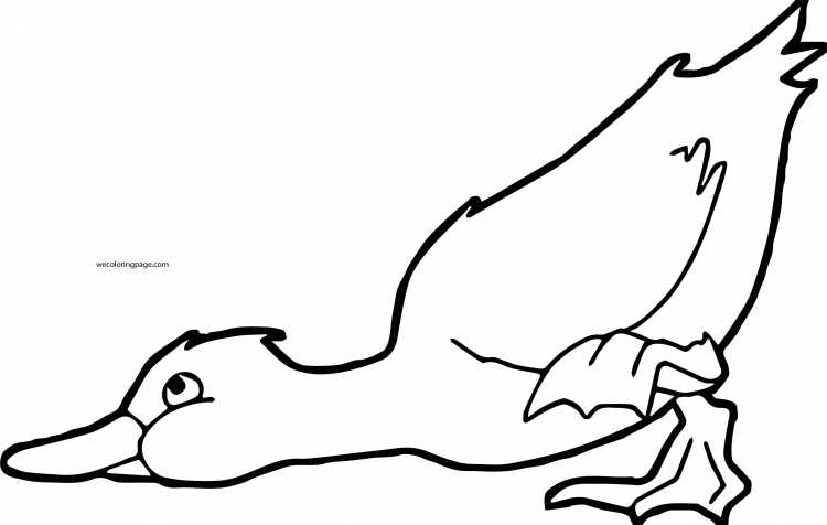 Утка мультяшная