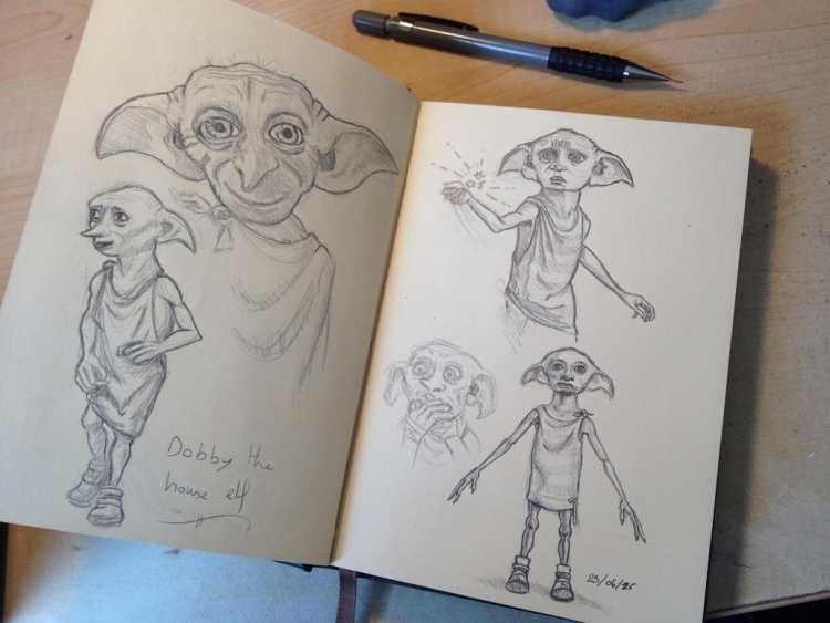 Зарисовки для скетчбука персонажи