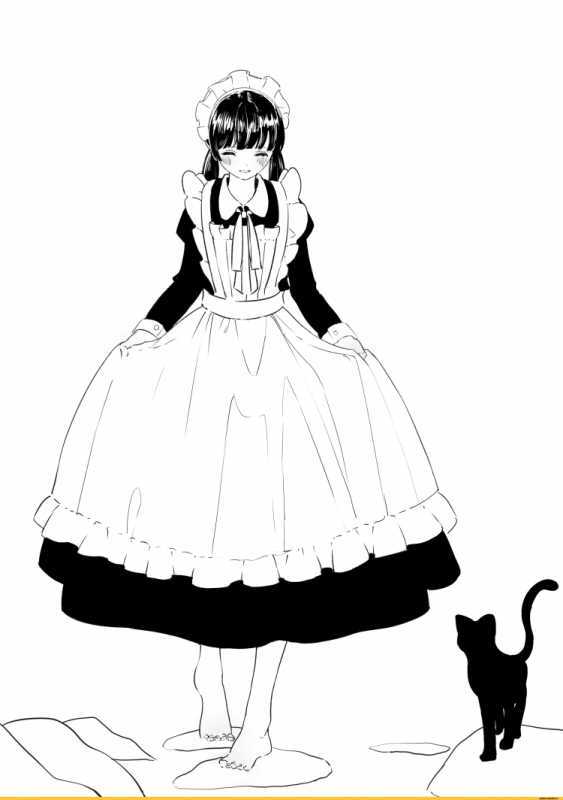 Аниме Нагиса горничная