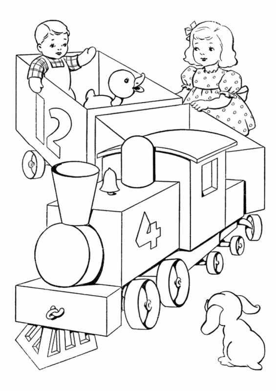 Поезд рисунок карандашом