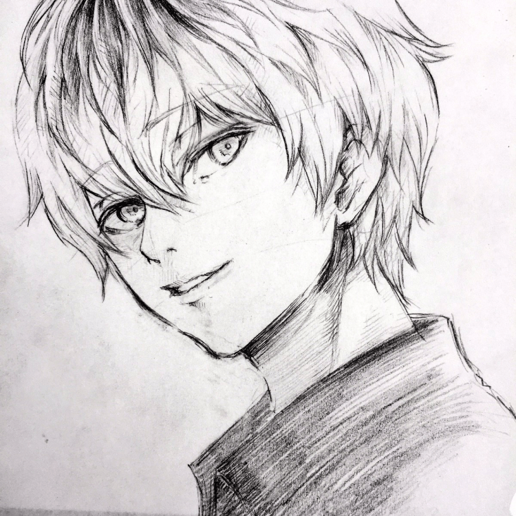 Аниме для срисовки простые парни