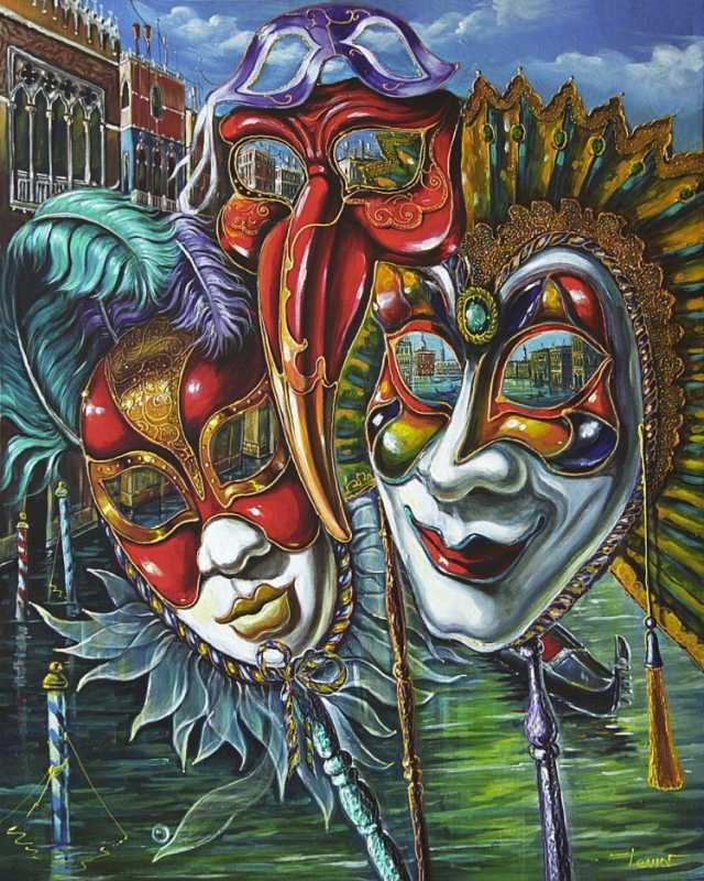 Алекс Левин венецианские маски