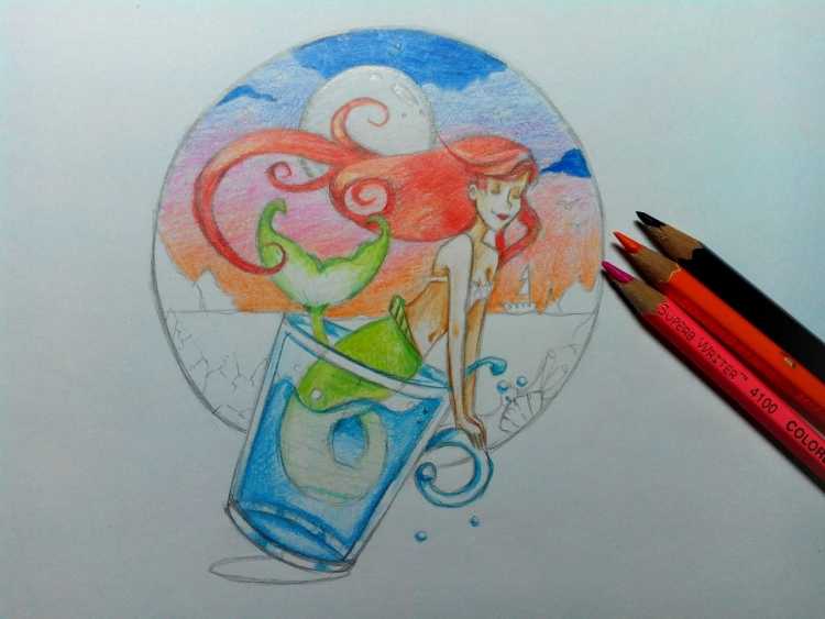 Рисунки фантазии лёгкие