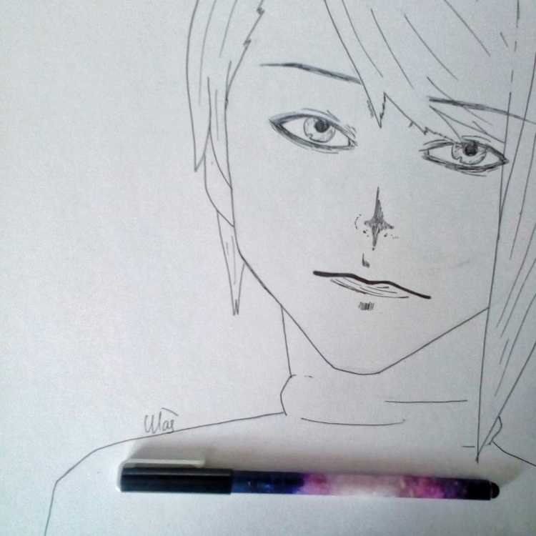 Татаро карандашом Токийский гуль