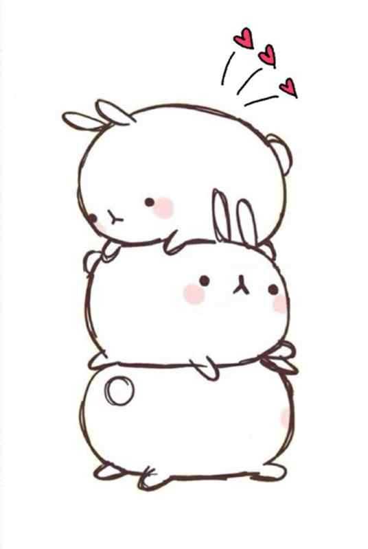 Милые лёгкие рисуночки