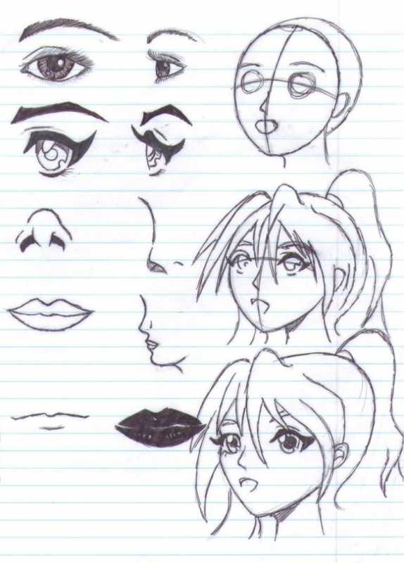 Аниме стиль рисования для начинающих