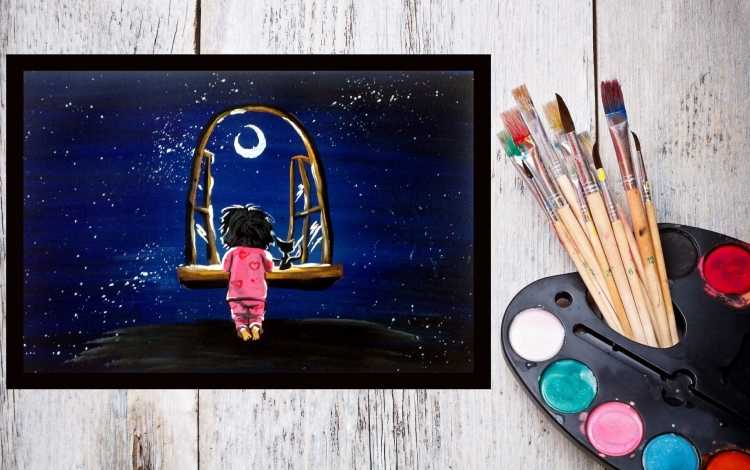 Идеи для живописи гуашью