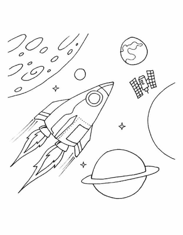 Ракета Союз раскраска