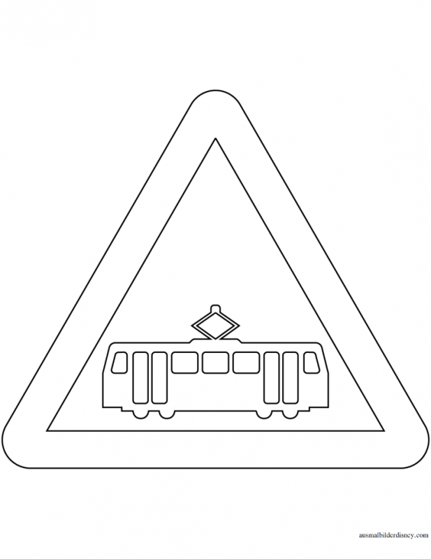 Дорожные знаки раскраска