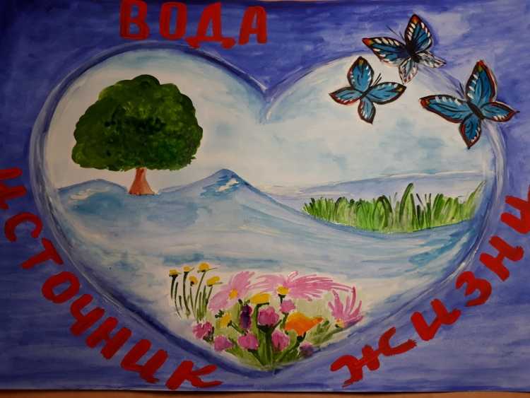 Плакат на тему вода источник жизни