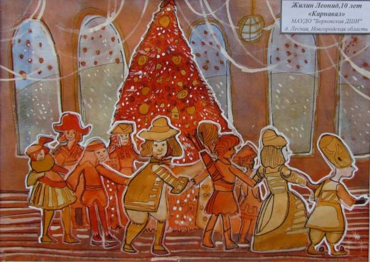 Рисуют дети ДШИ гелевыми ручками тема соревнования