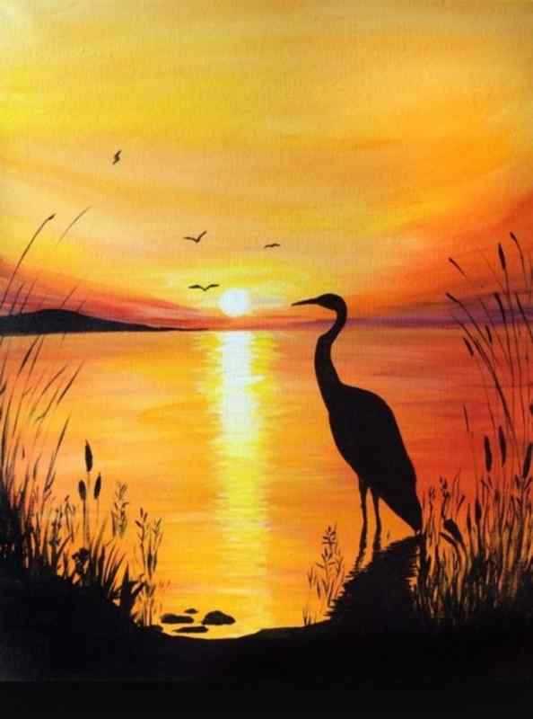 Красивые пейзажи для рисования