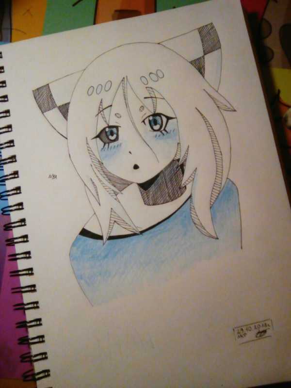 Аниме рисунки карандашом на листке