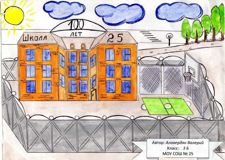 Лёгкие рисунки на тему школа