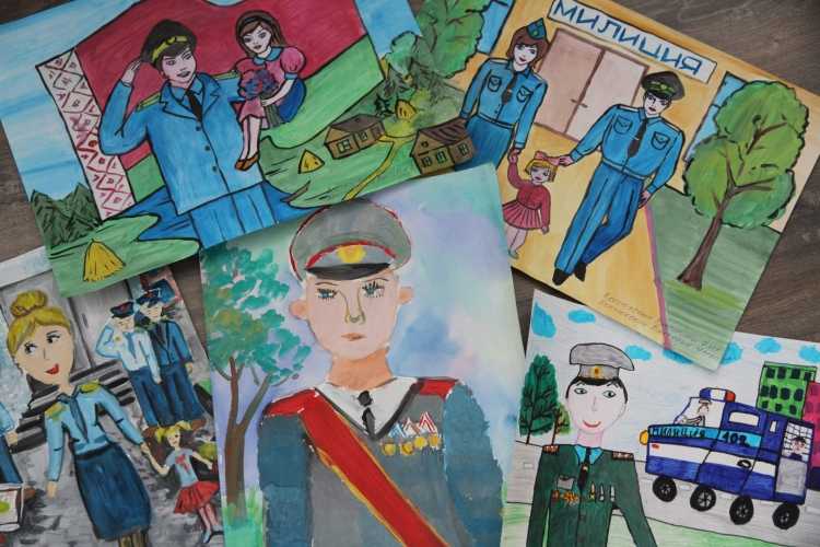 Полицейский рисунок