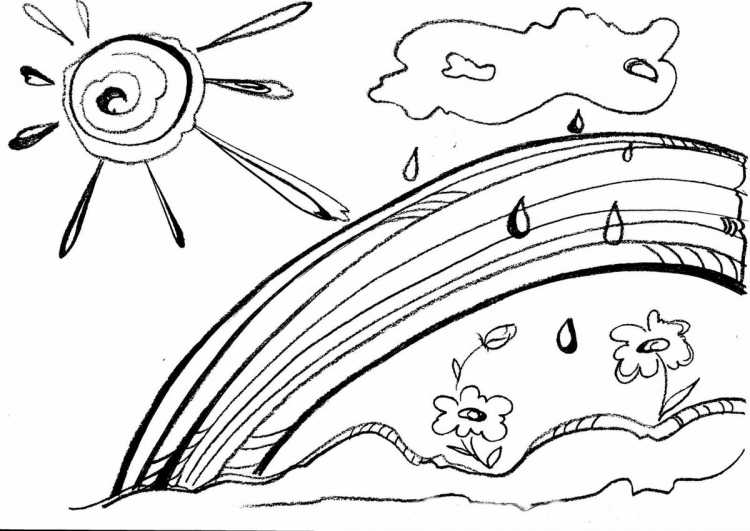 Радуга Дэш раскраска