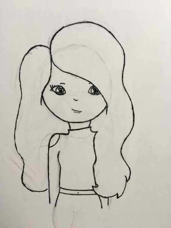 Лёгкий рисунок для срисовываниян