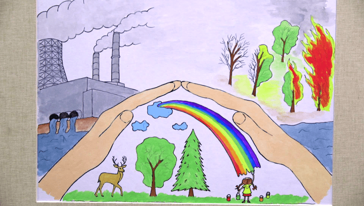 Охрана природы детские рисунки