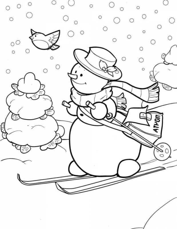 Раскраска. Новый год