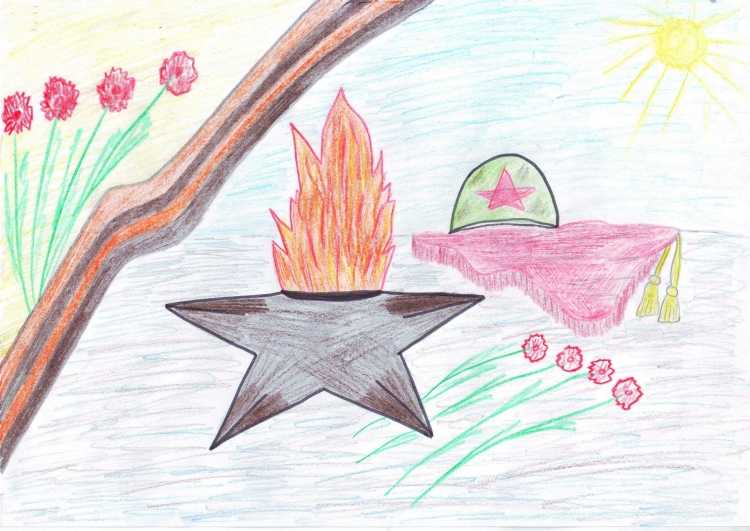 Рисунок посвященный Великой победе