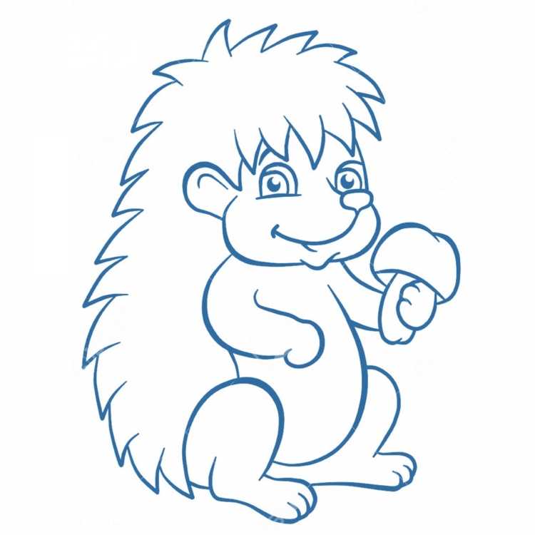 Раскраска Ёжик