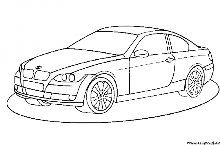 Машина раскраска для детей