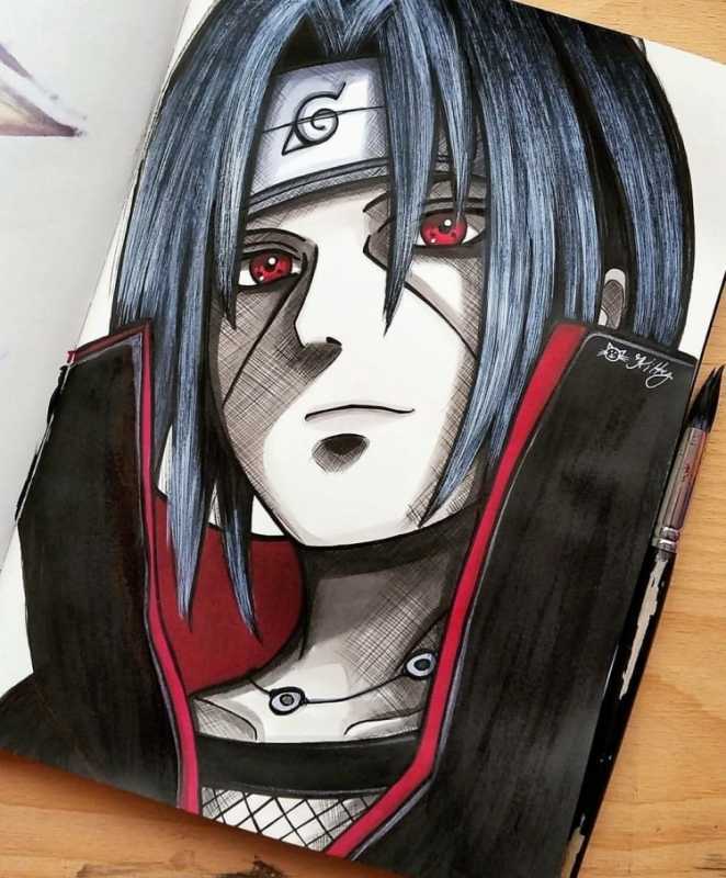 Итачи Акацуки портрет