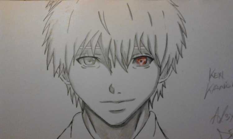 Токийский гуль для срисовки