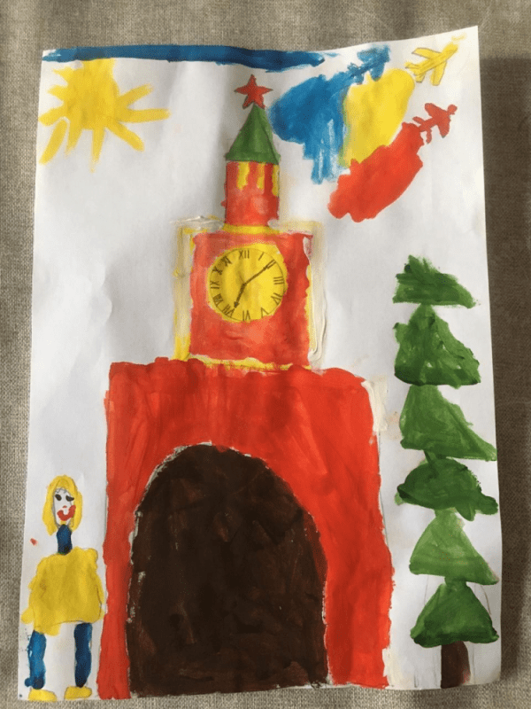 Собор Василия Блаженного Москва вектор