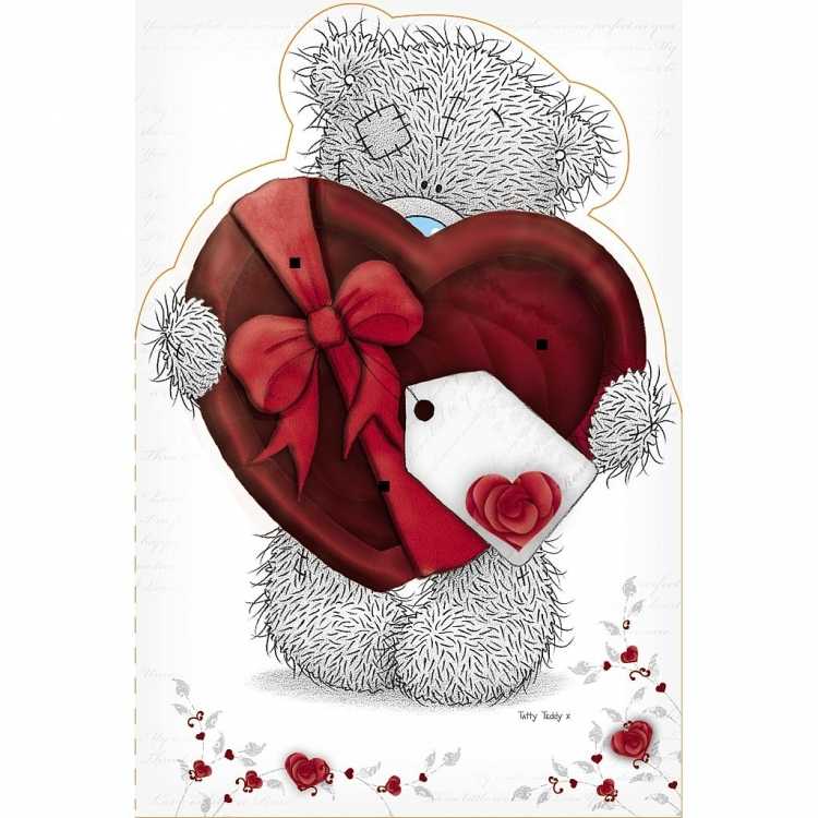 Валентинки с мишками Тедди