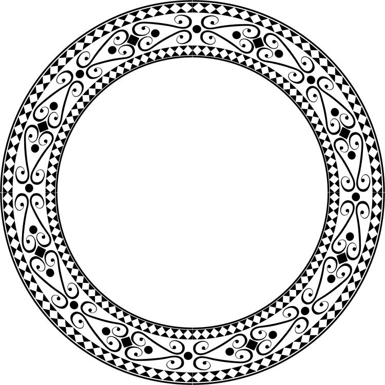 Круглая рамка