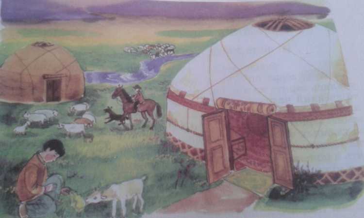 Юрта картинка для детей