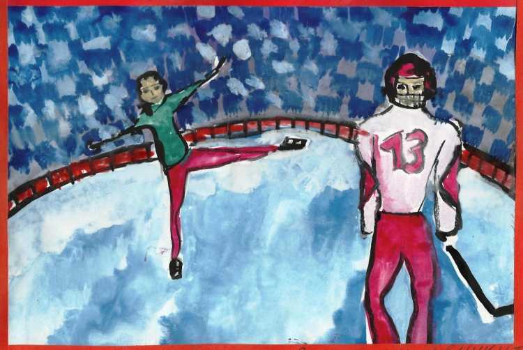 Рисунок на тему Олимпийские игры 2021