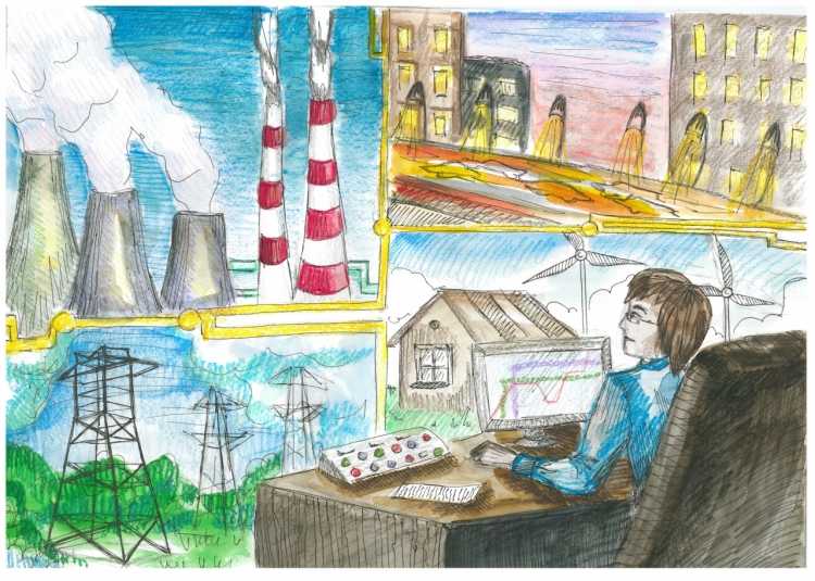 Рисунок на тему Энергетика