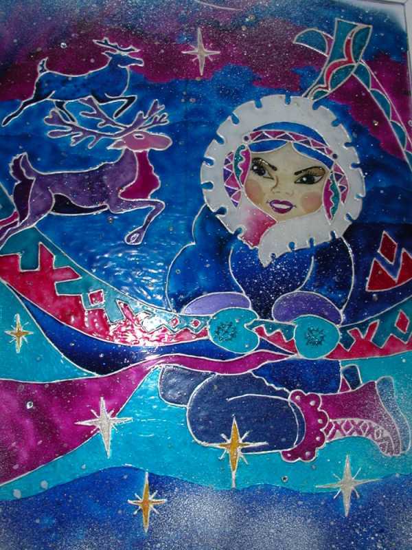 Рисунок на тему моя Югра