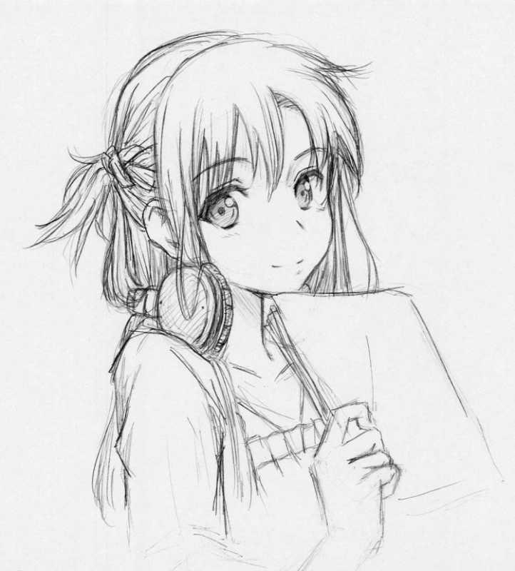Аниме карандашом