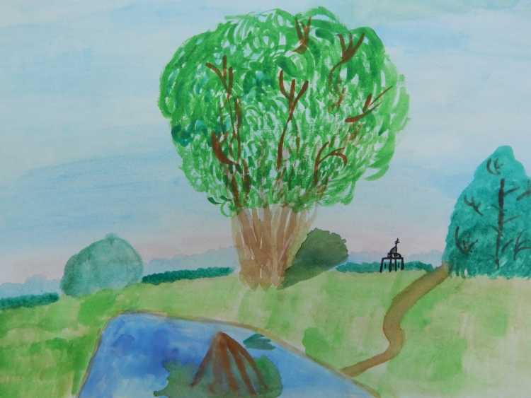 Мой родимый край рисунок