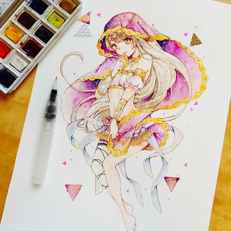 Зарисовки в стиле аниме